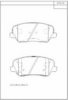 HYUNDAI 581012VA25 Brake Pad Set, disc brake